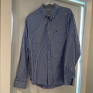 Brooks Brothers Blue Striped Men's Shirt